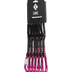 Black Diamond BD Hotforge Hybrid QuickPack 6 Pack climbing quickdraws* Quickdraws