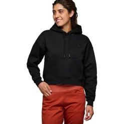 Black Diamond BD W Crop Pullover Hoody women's hoody*Women Sweaters|Women