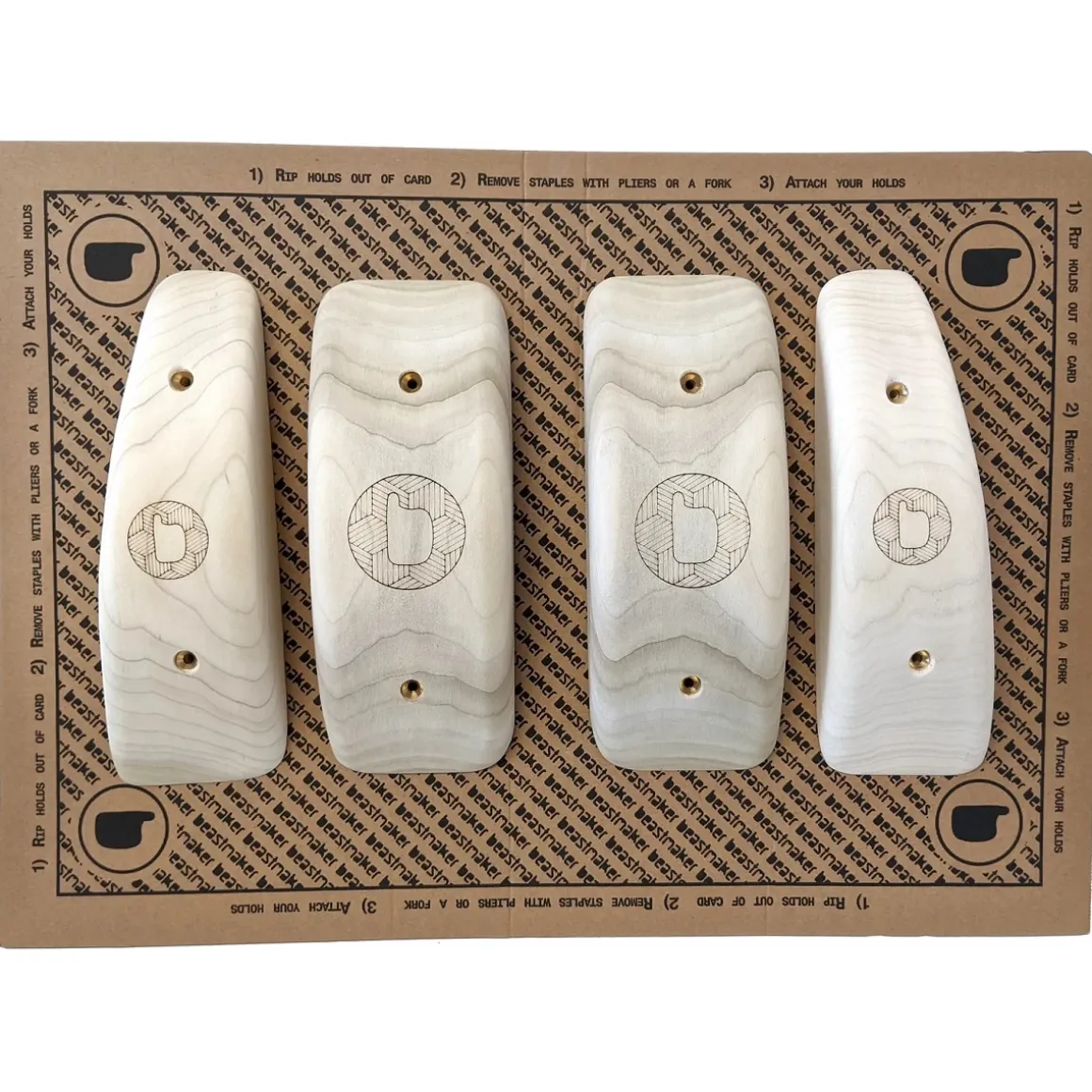 Beastmaker Classic Holds Set wooden climbing holds* Training Holds|Holds