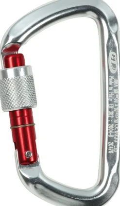 Climbing Technology CT D-Shape SG screw-lock climbing carabiner* Carabiners|Carabiners And Quick Links