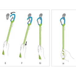 Climbing Technology CT Tricky semi-rigid climbing quickdraw sling* Telescopic Sticks & Clipsticks|Quickdraws