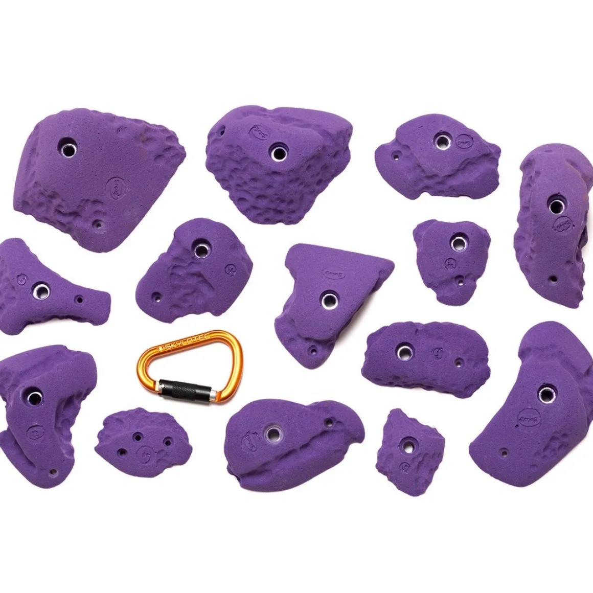 Smog mixed set 14 - 14 climbing holds* Holds